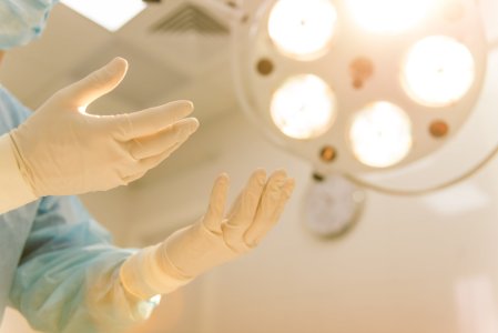Surgeon at work